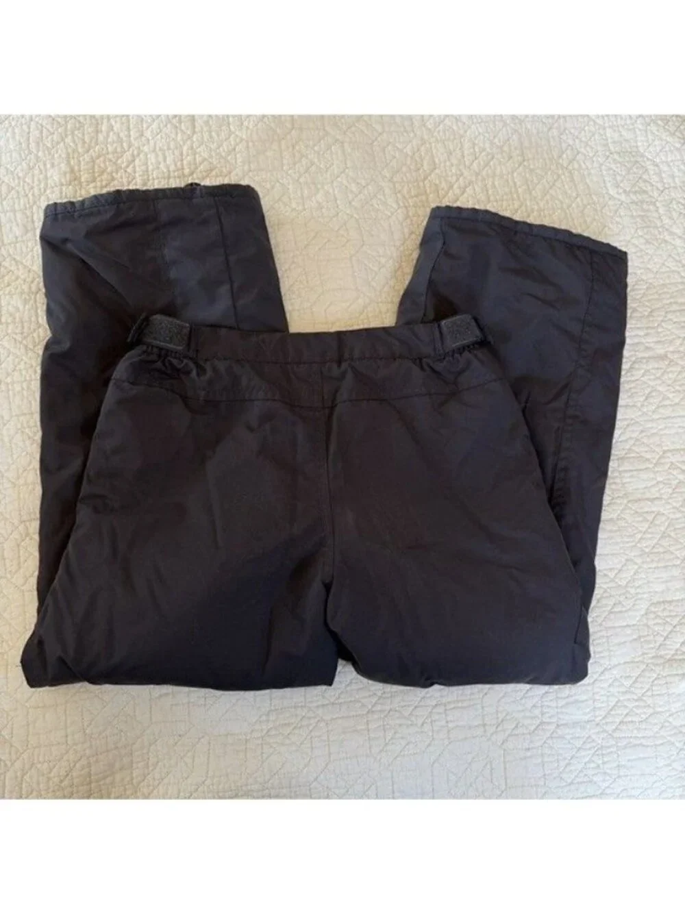Place Snow Pants 7 Black Unisex Adjustable Waist Hiking Wet Resistant Gorpcore